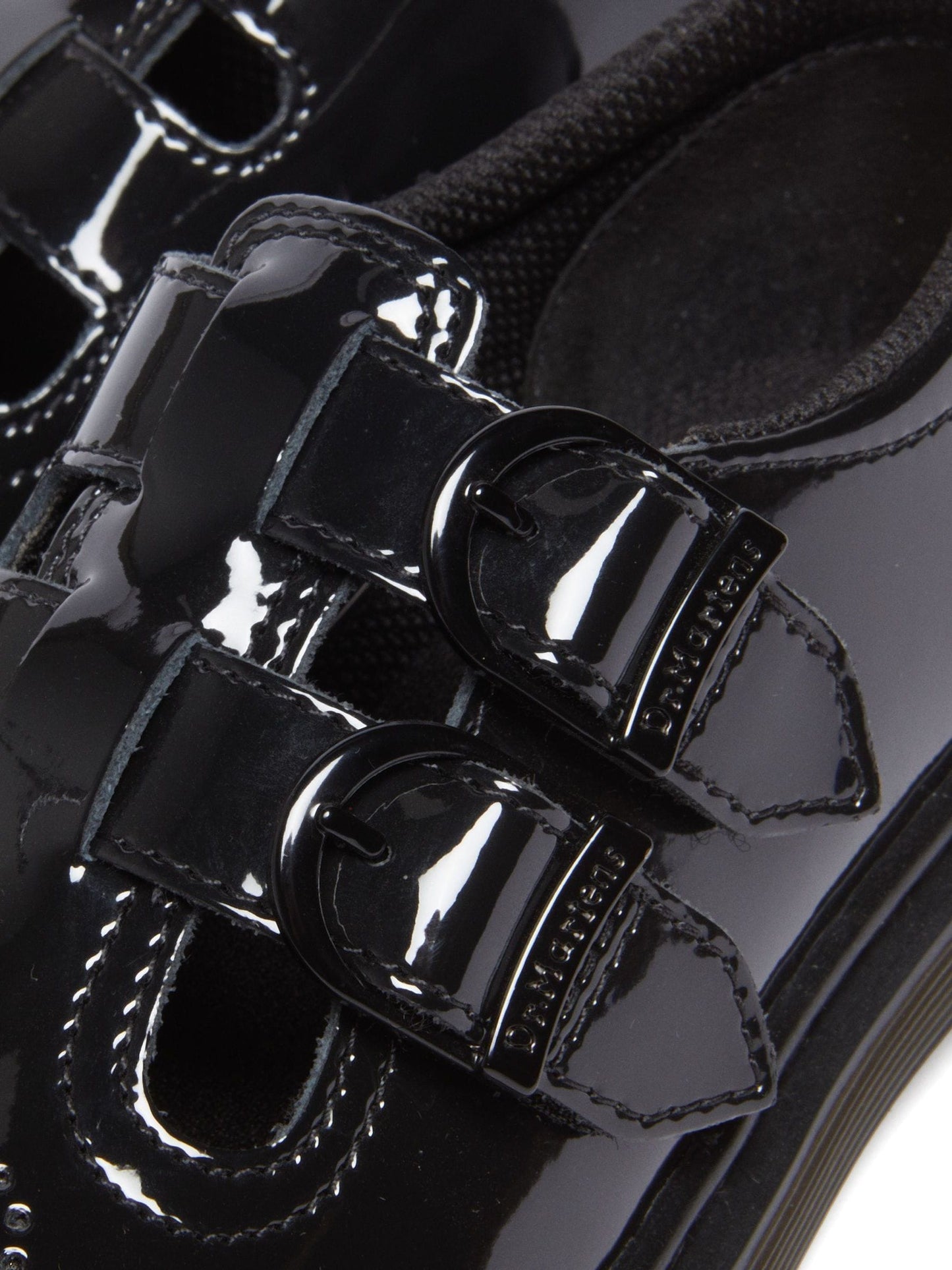 Dr. Martens Black 8065 Mono J Patent Lamper Shoes image 5