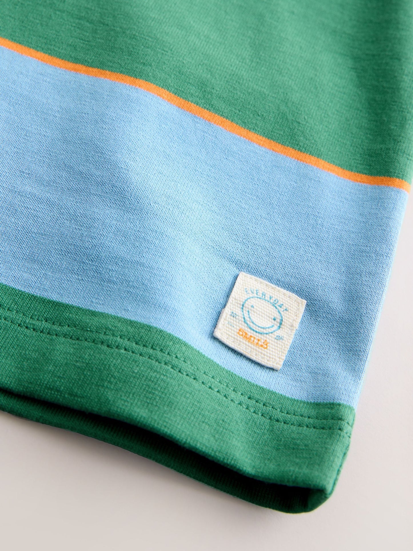 Dsiney Kidz - Blue/Green/Orange Short Sleeve Stripe T-Shirt (3mths-7yrs) (3mths-7yrs) image 5