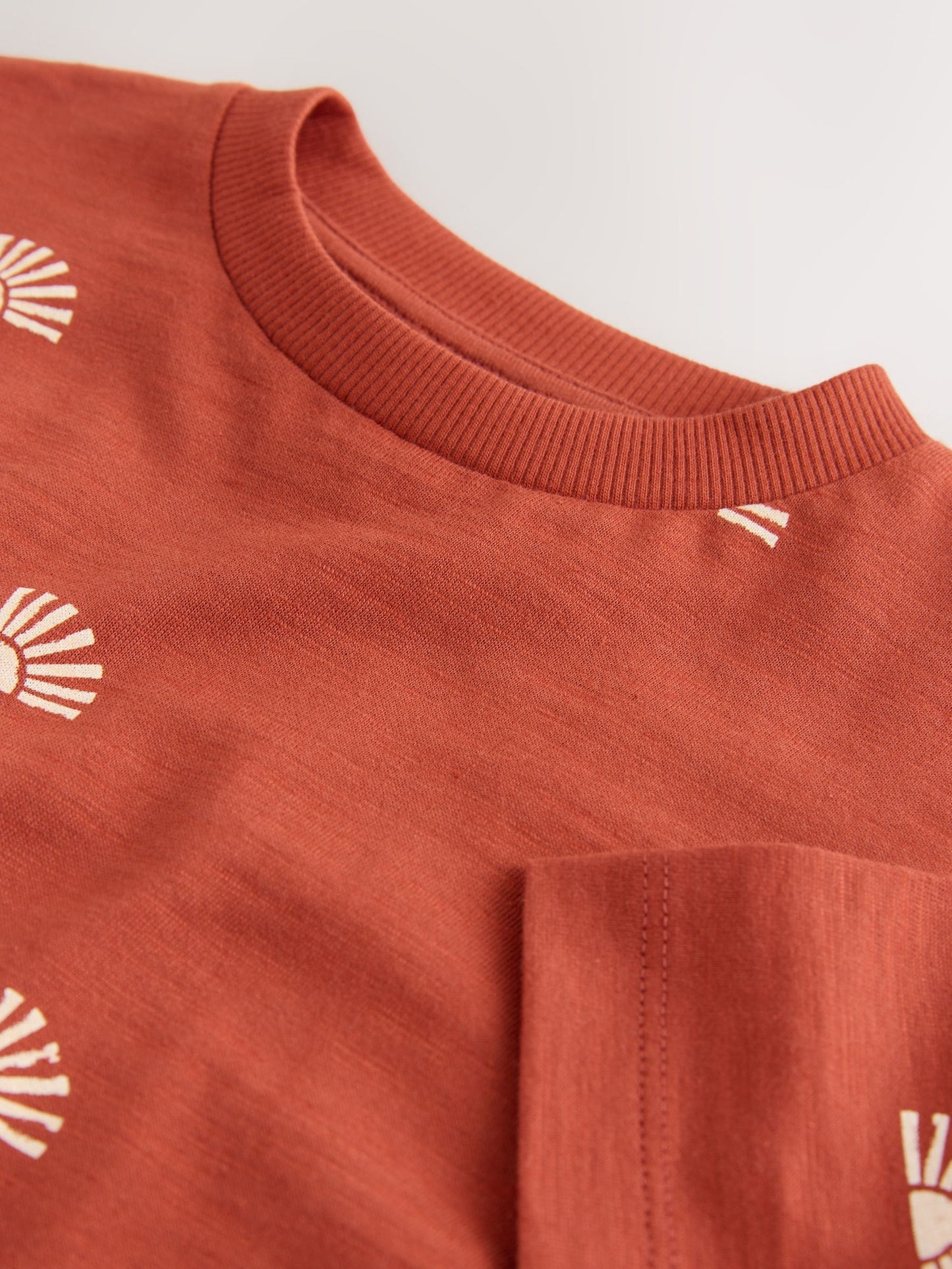Rust Red Sun Short Sleeve All-Over Print T-Shirt (3 Month-7 Years) (3mths-7yrs) image 4