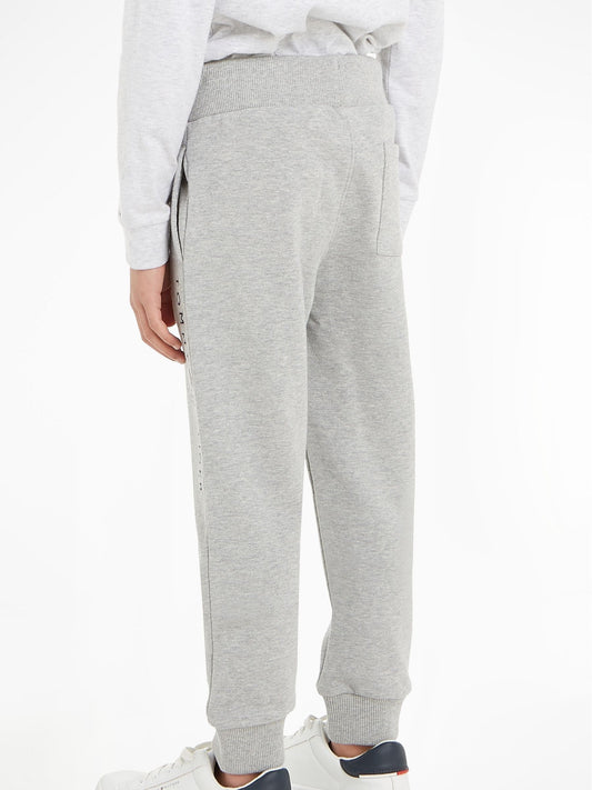Tommy Hilfiger Grey Essential Pure Cotton Logo Joggers image 2