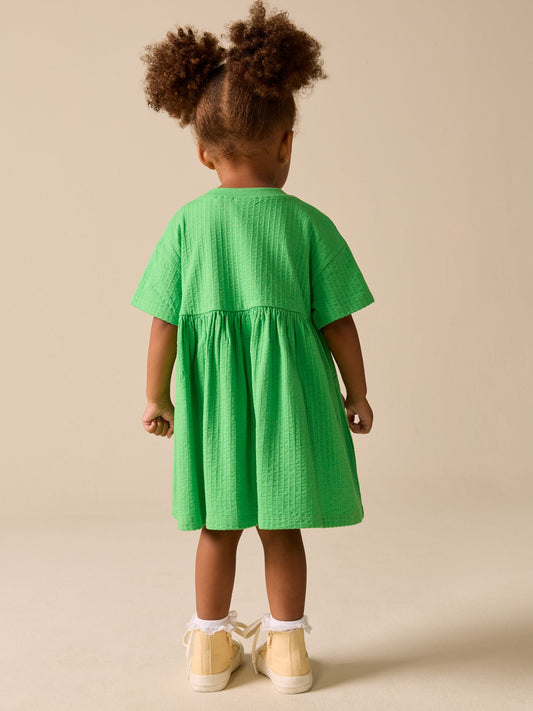 Dsiney Kidz - Green Rainbow Jersey Dress (3mths-7yrs) image 2