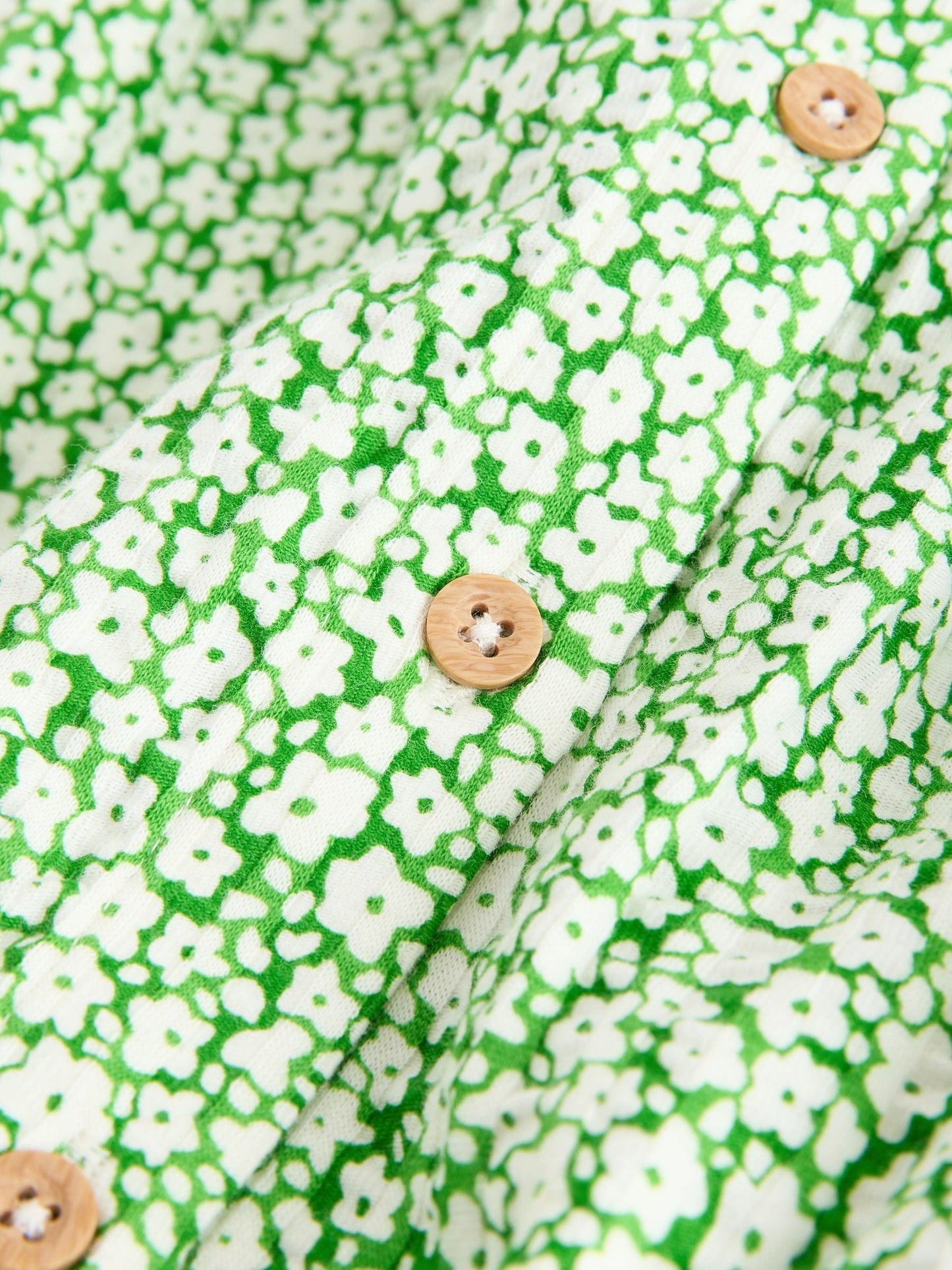 Green Ditsy Collared Summer Dress (3mths-7yrs) image 8