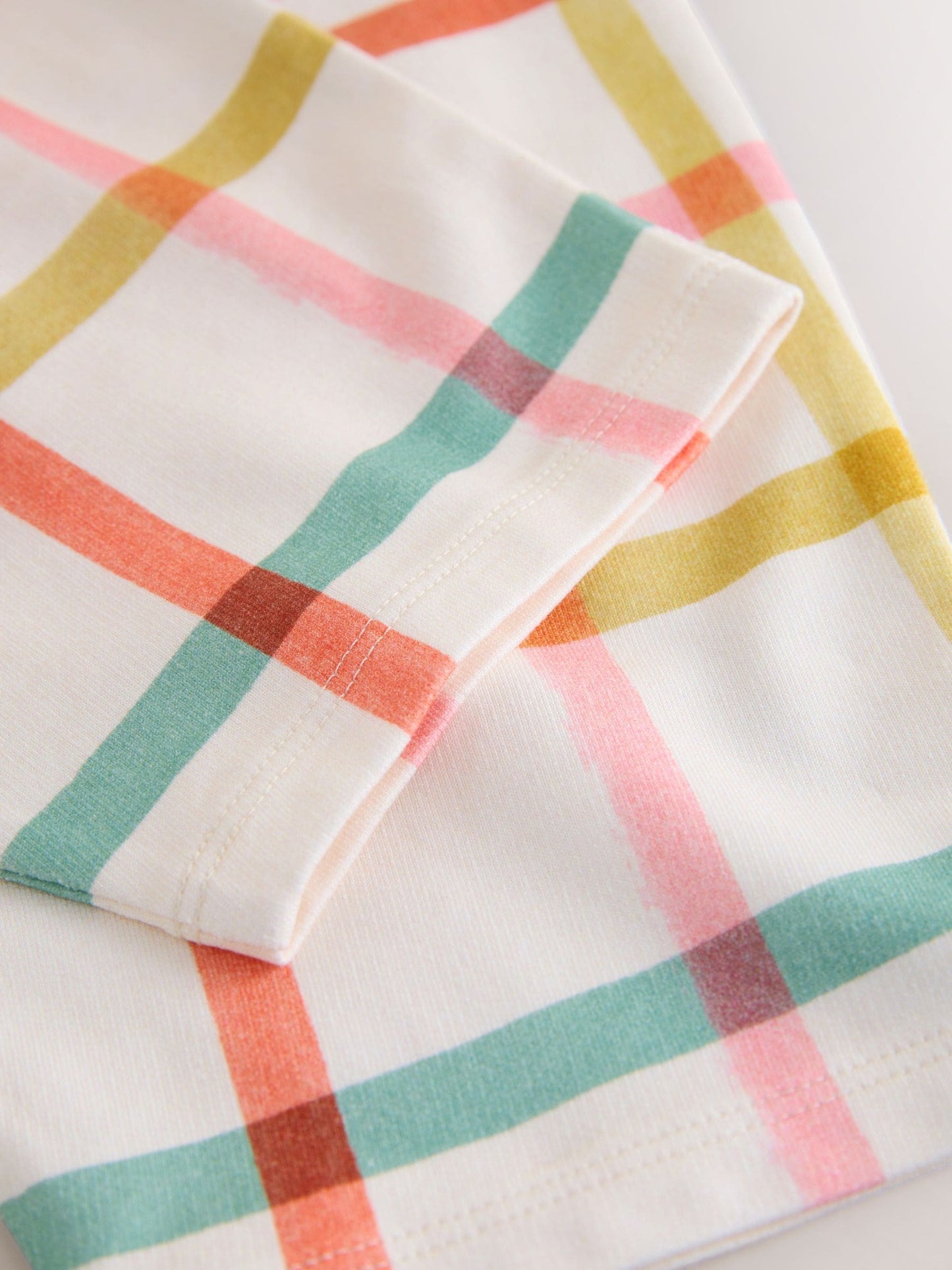 Rainbow Check Barrel Leg Trousers (3mths-7yrs) image 8