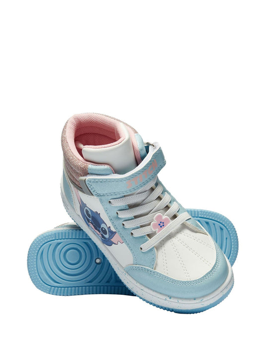 Character White Disney Lilo and Stitch High Top Trainers image 2