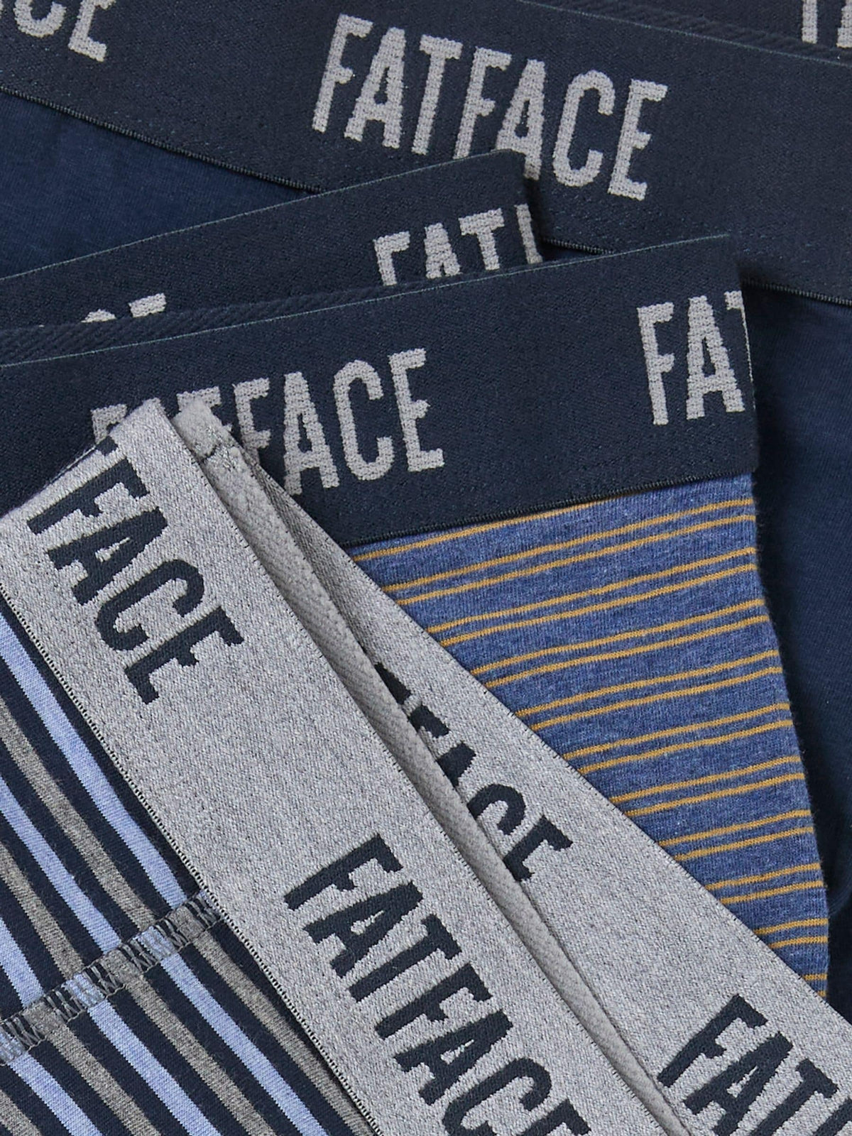 Dsiney Kidz - FatFace 3 Pack Navy Stripe Boxers image 3