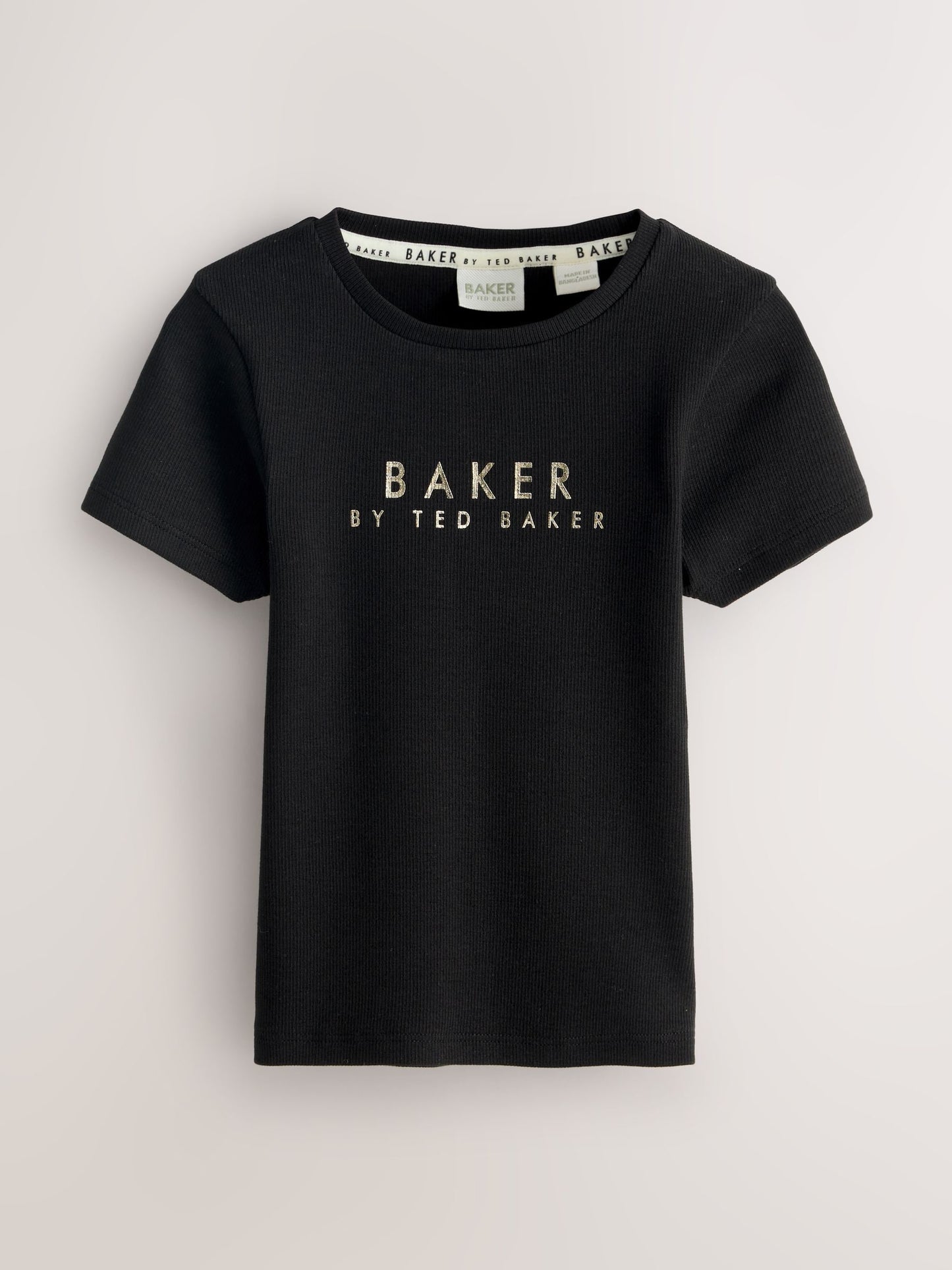 Dsiney Kidz - Baker by Ted Baker Multi Ribbed Fitted Crop Tops 3 Pack image 5
