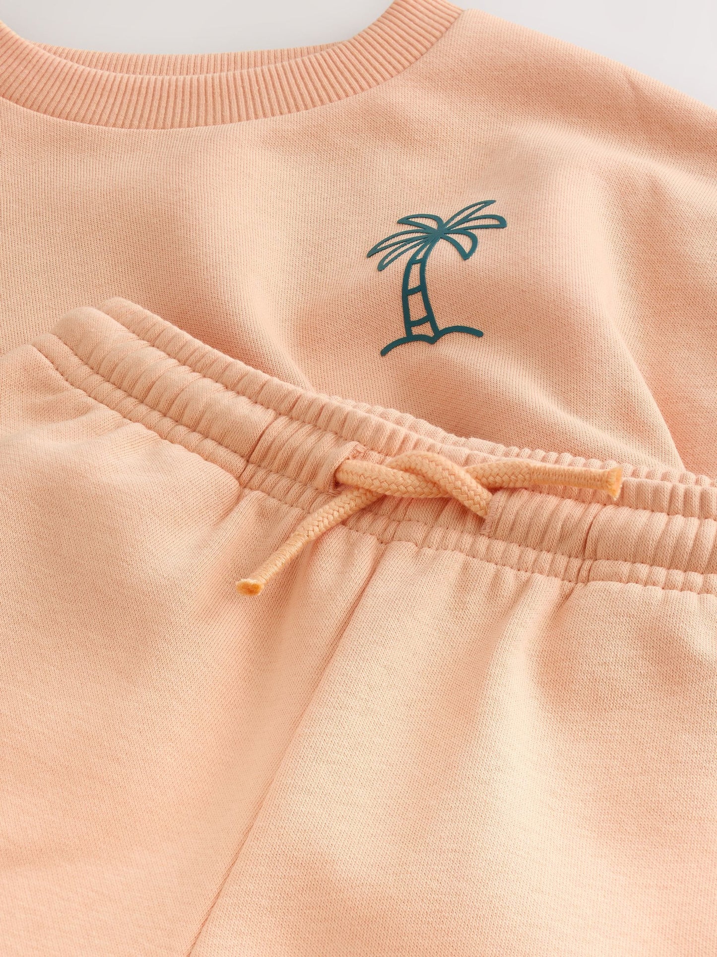 Orange Cool Kids Club Crew Neck Sweatshirt and Shorts Set (3mths-7yrs) image 9