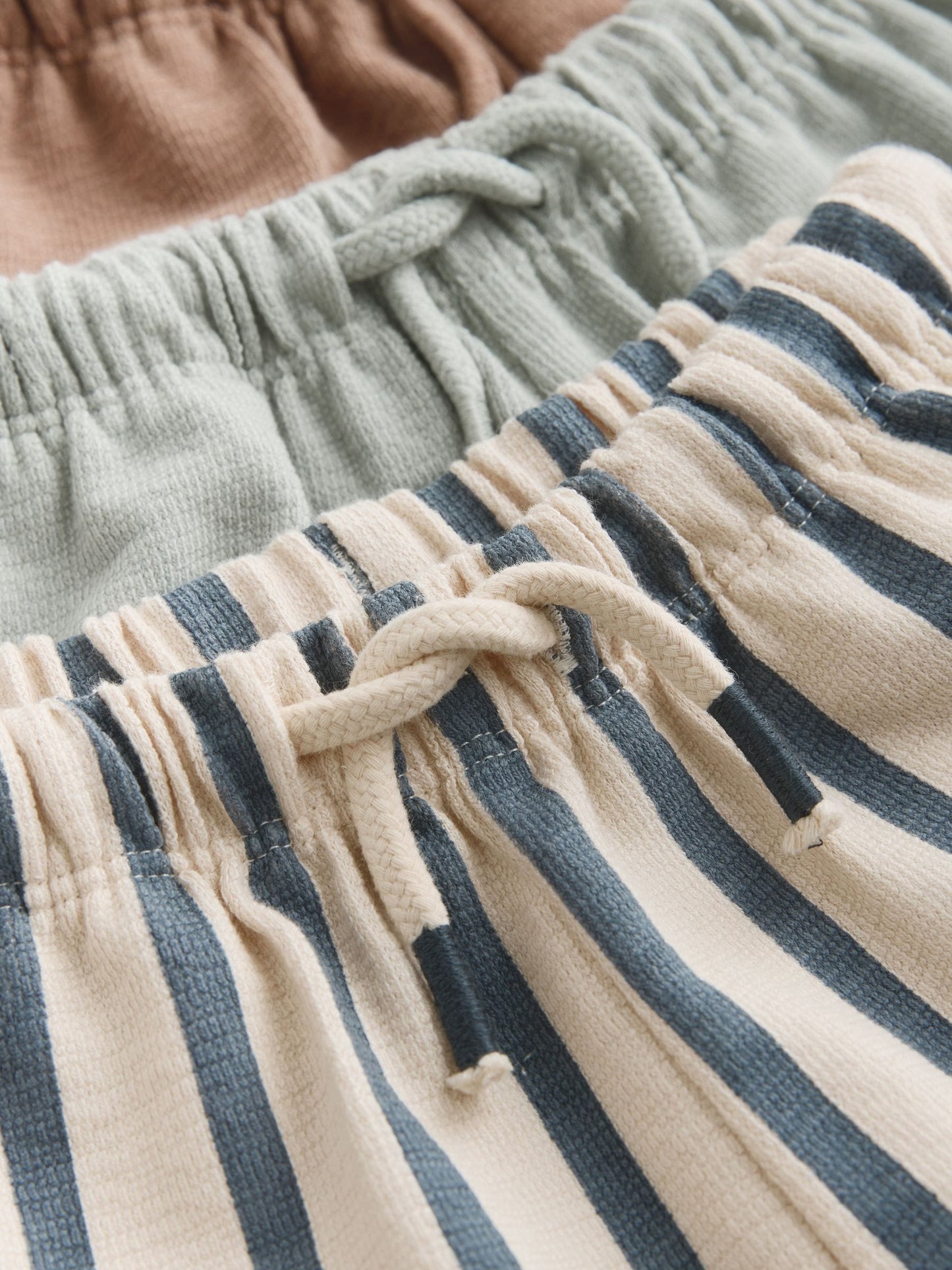 Blue Tan And Stripe Stripe Joggers 3 Pack (3mths-7yrs) image 7