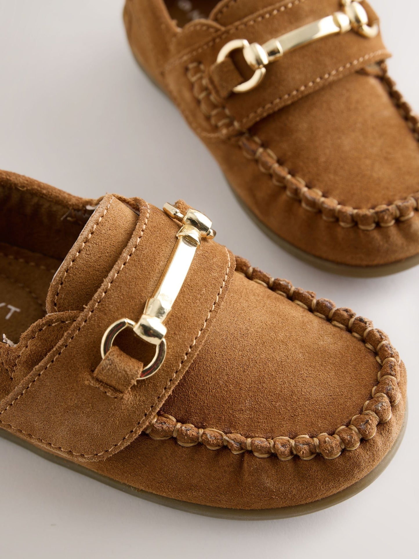 Tan Brown Snaffle Loafers image 5