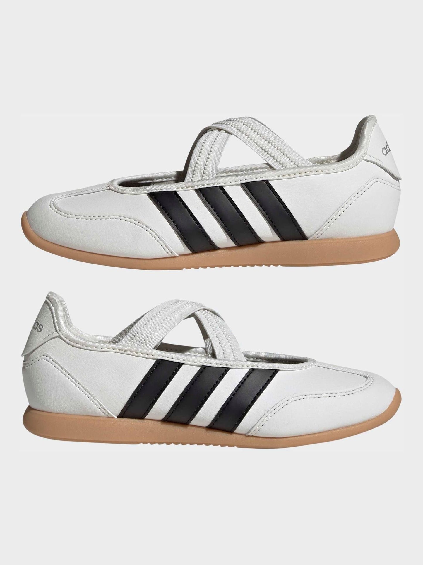 adidas White Barreda Mary Jane Junior Trainers image 6