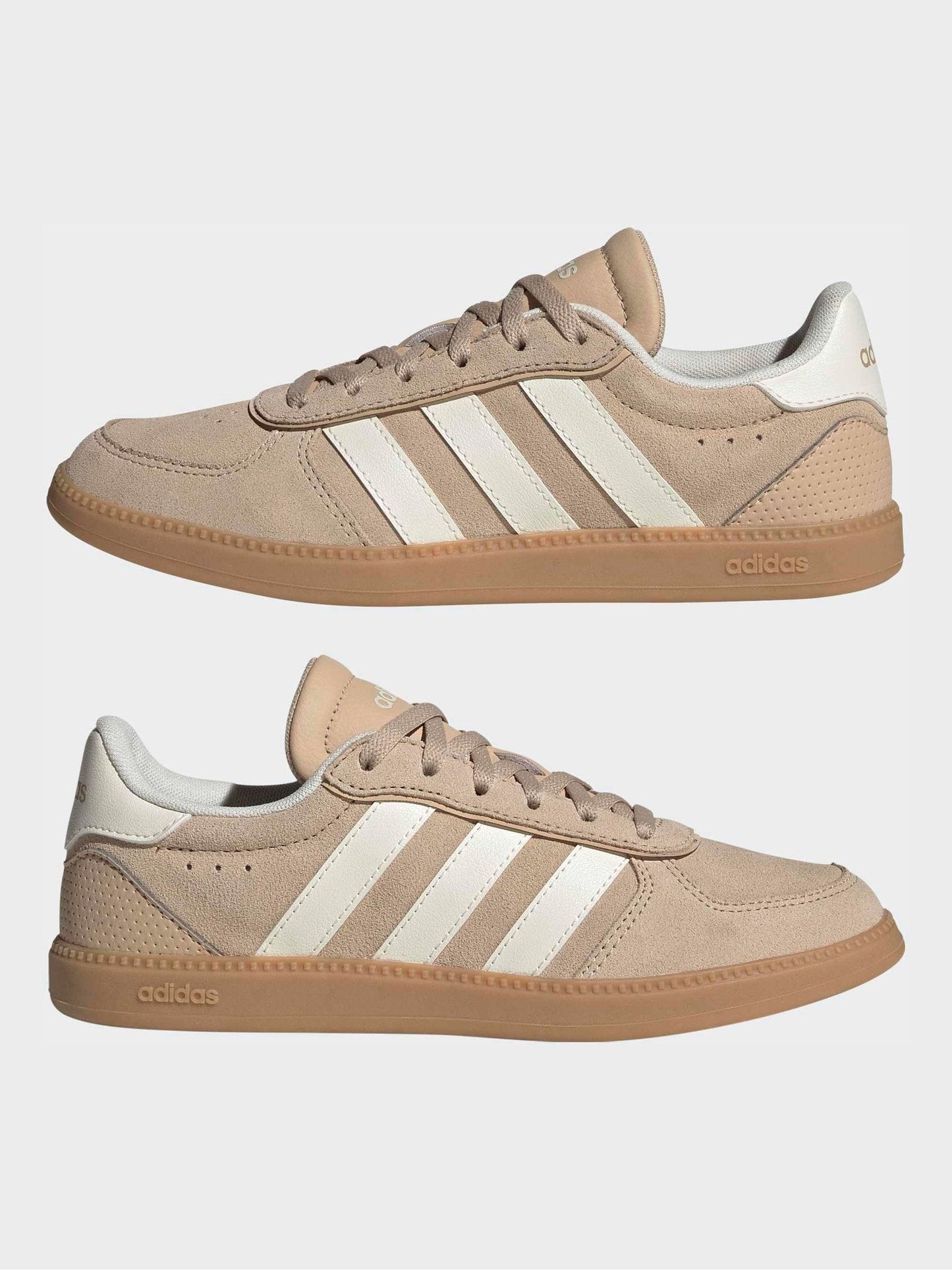adidas Beige Breaknet Sleek Junior Trainers image 8
