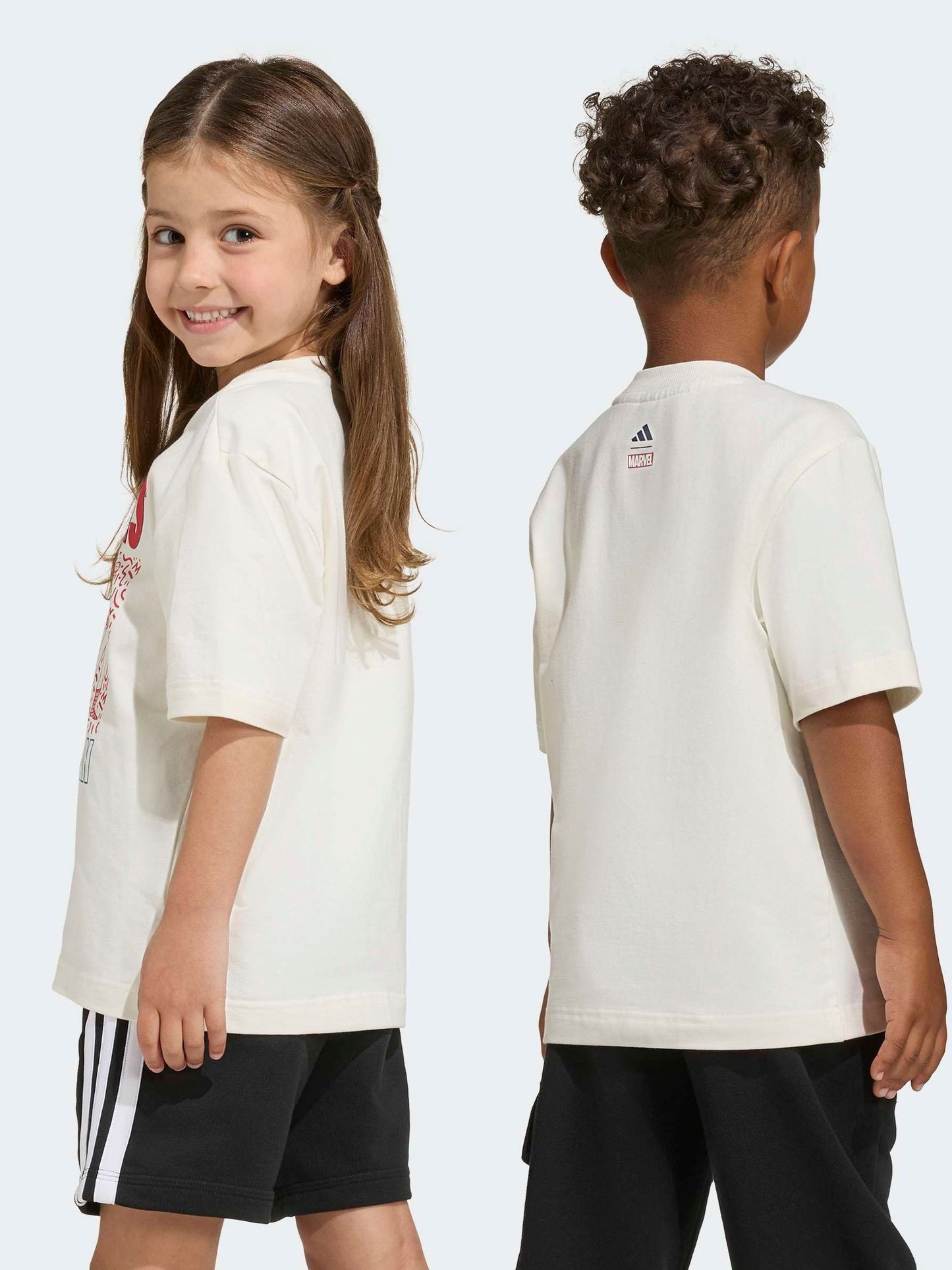 Dsiney Kidz - adidas White Marvel Spider-Man Little Kids T-Shirt image 8