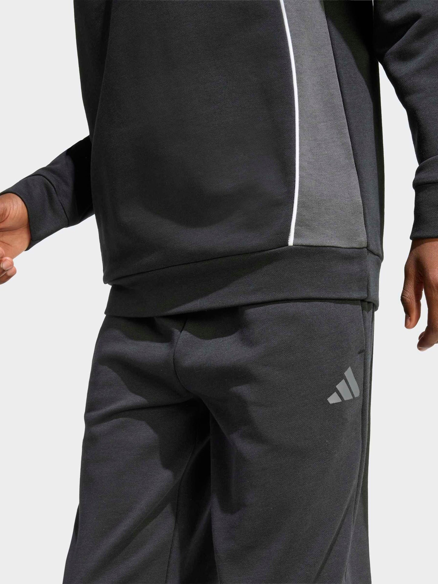 Dsiney Kidz - adidas Black Colourblock Tracksuit image 5