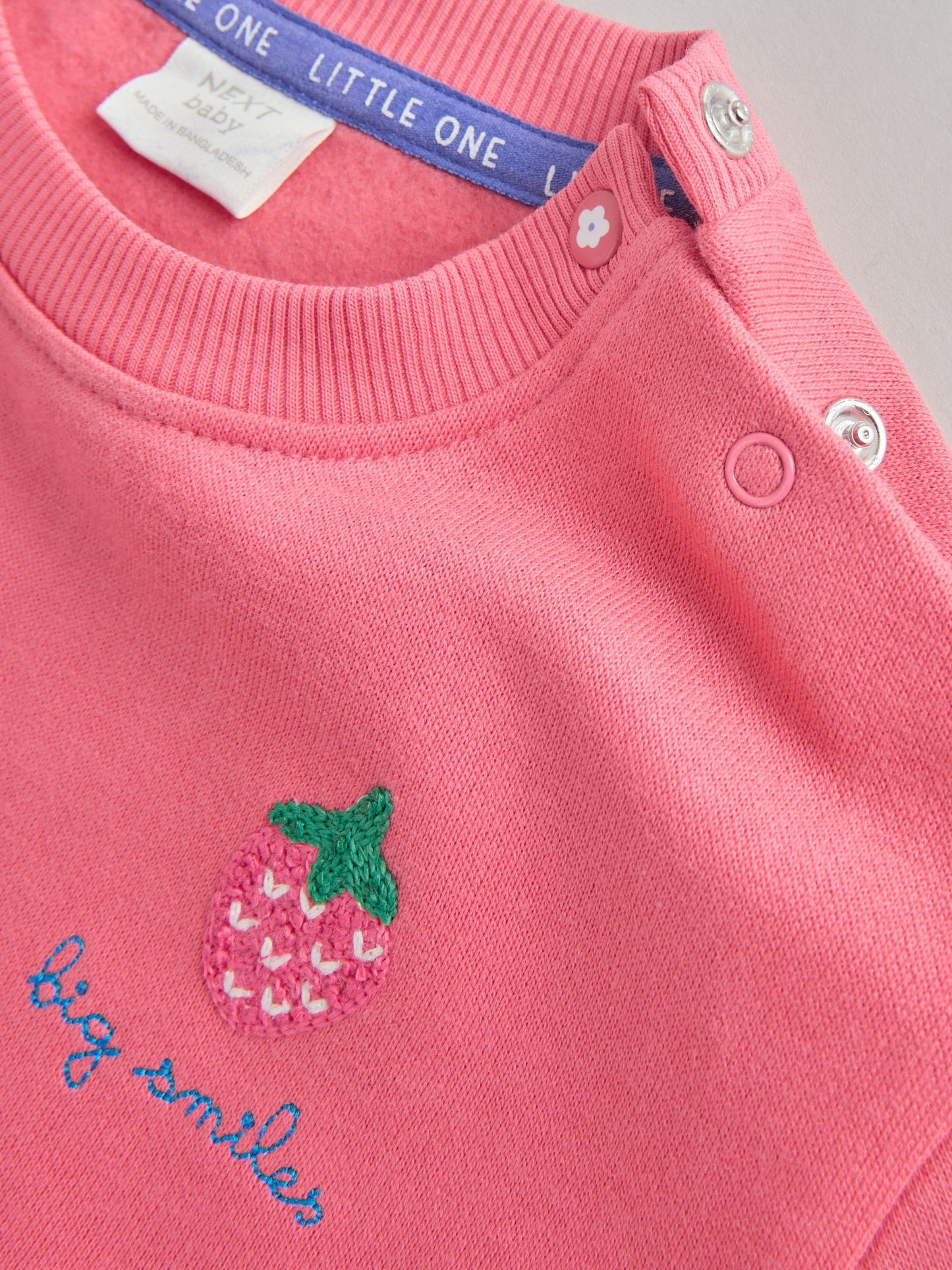 Red Strawberry Milk Club Baby Sweatshirt and Leggings 2 Piece Set (0mths-2yrs) image 7