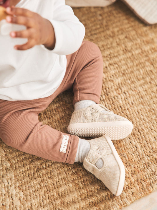 Neutral Crawler T-Bar Baby Shoes (0-2mths) image 2