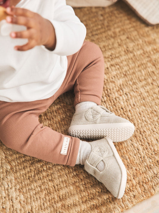 Neutral Crawler T-Bar Baby Shoes (0-2mths) image 2