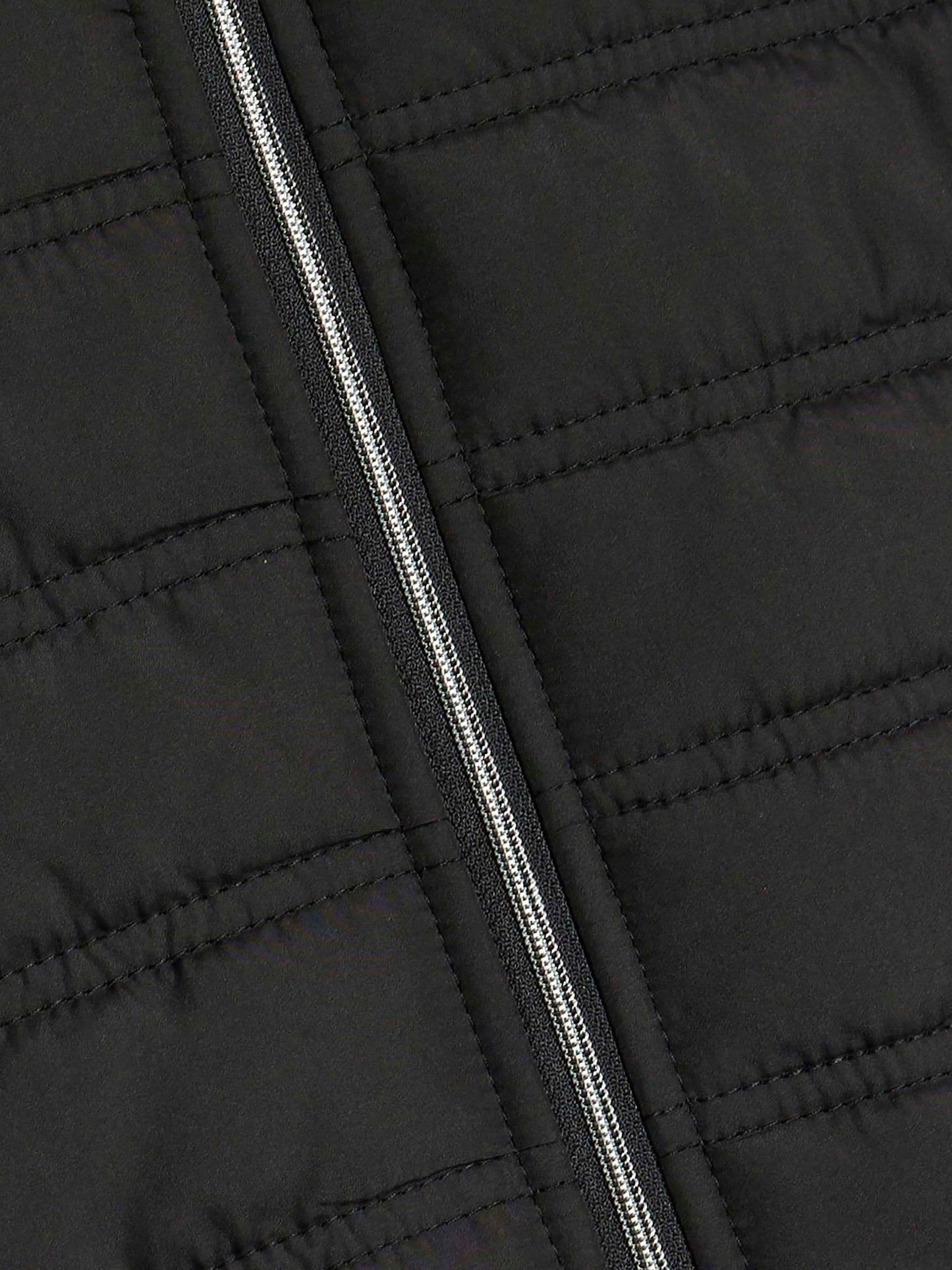 Dsiney Kidz - River Island Black Padded Hybrid Hood Jacket image 4