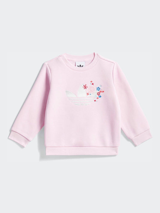 adidas Originals Pink x Liberty London Sweatshirt and Joggers Infant Set image 2