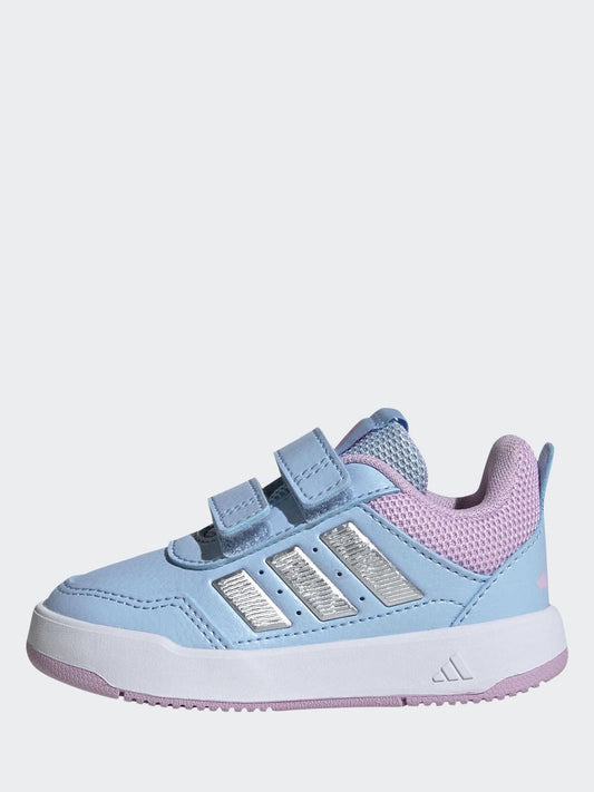 adidas Blue/Pink Hook and Loop Tensaur Sport 3.0 Infant Trainers image 2
