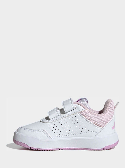 adidas White/Multi Hook and Loop Tensaur Sport 3.0 Infant Trainers image 2