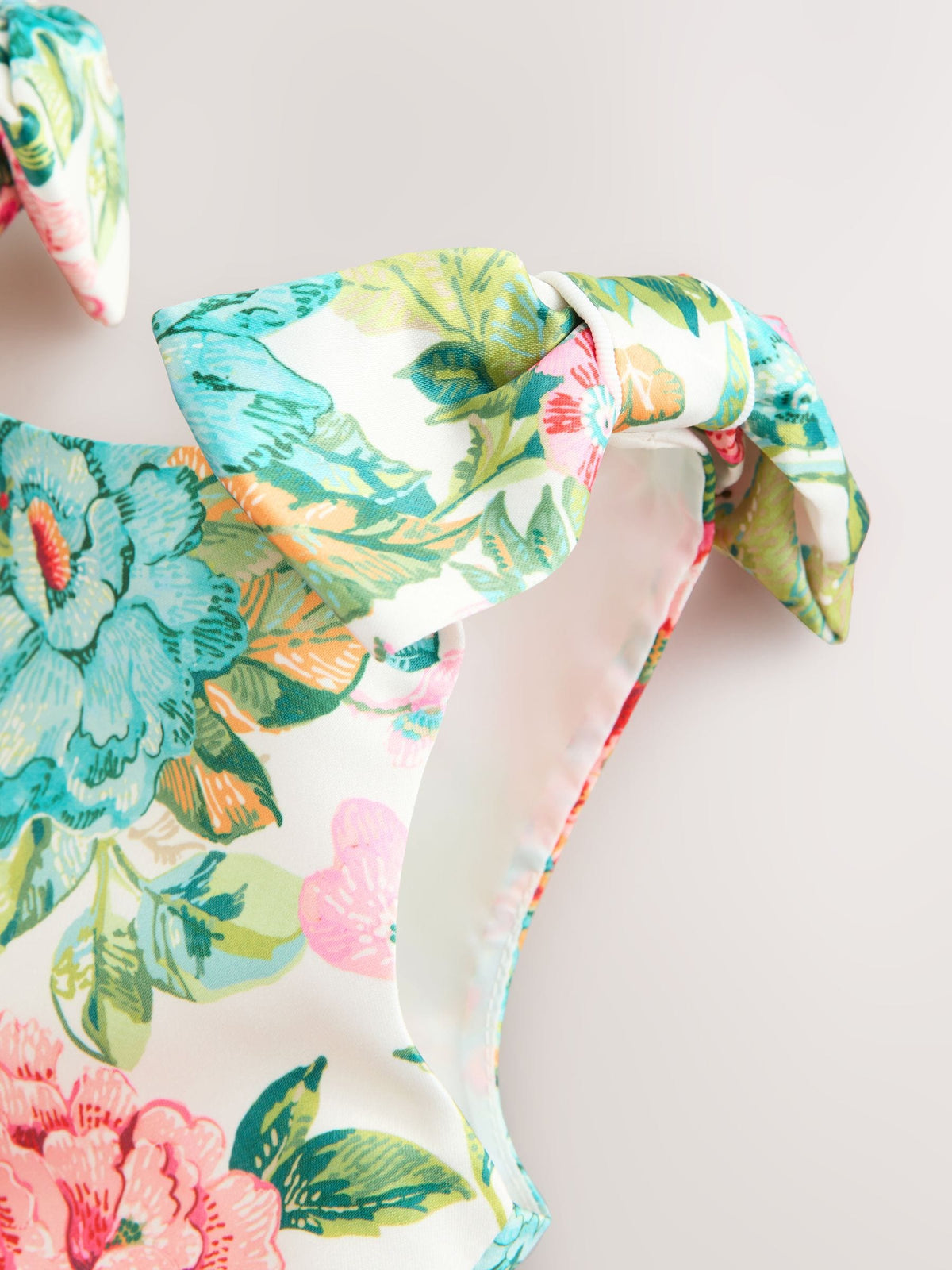 Dsiney Kidz - Laura Ashley Bright Lavington Bloom Bow Back Satin Dress image 11