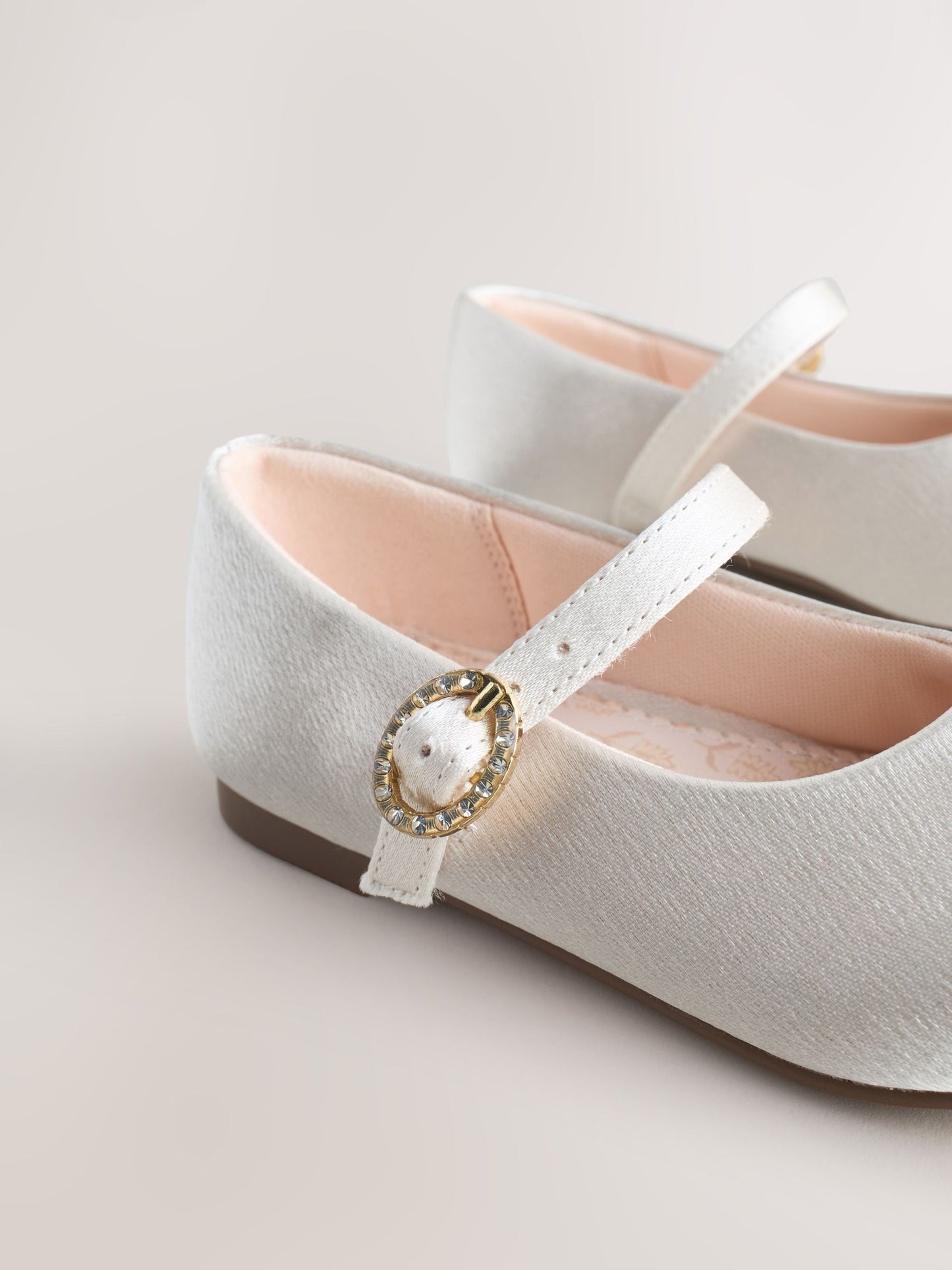 Ivory Standard Fit (F) Flower Girl Occasion Mary Jane Shoes image 5