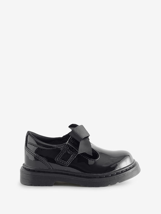 Dsiney Kidz - Dr. Martens Black Polley Ii Bow T Patent Lamper Shoes image 2