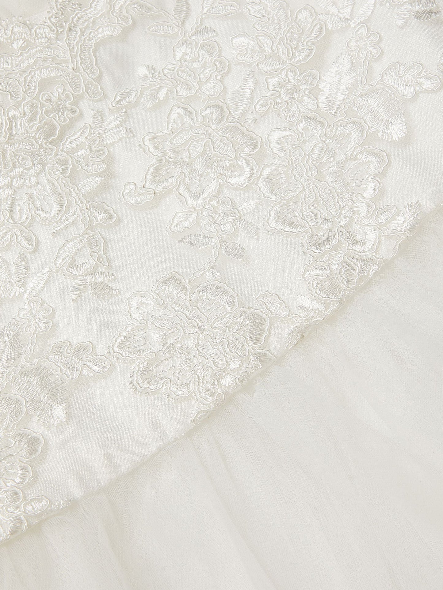 Monsoon Ivory Cynthia Strapless Lace Maxi Dress image 3