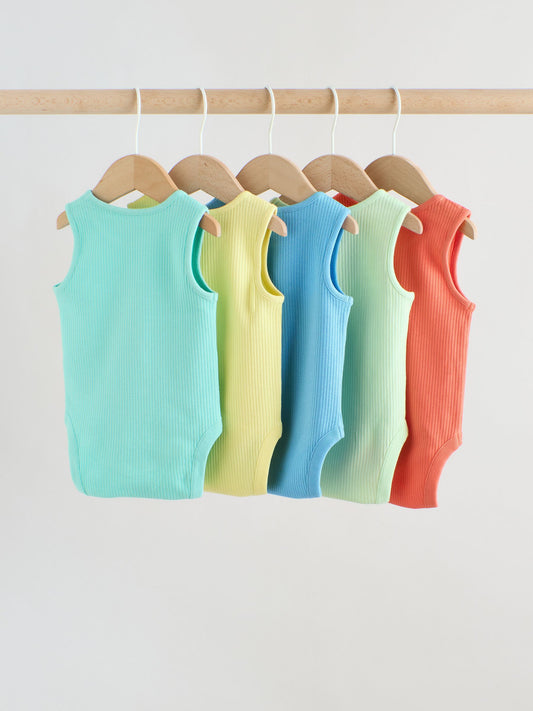 Dsiney Kidz - Multi Vest Baby Bodysuits 5 Pack image 2
