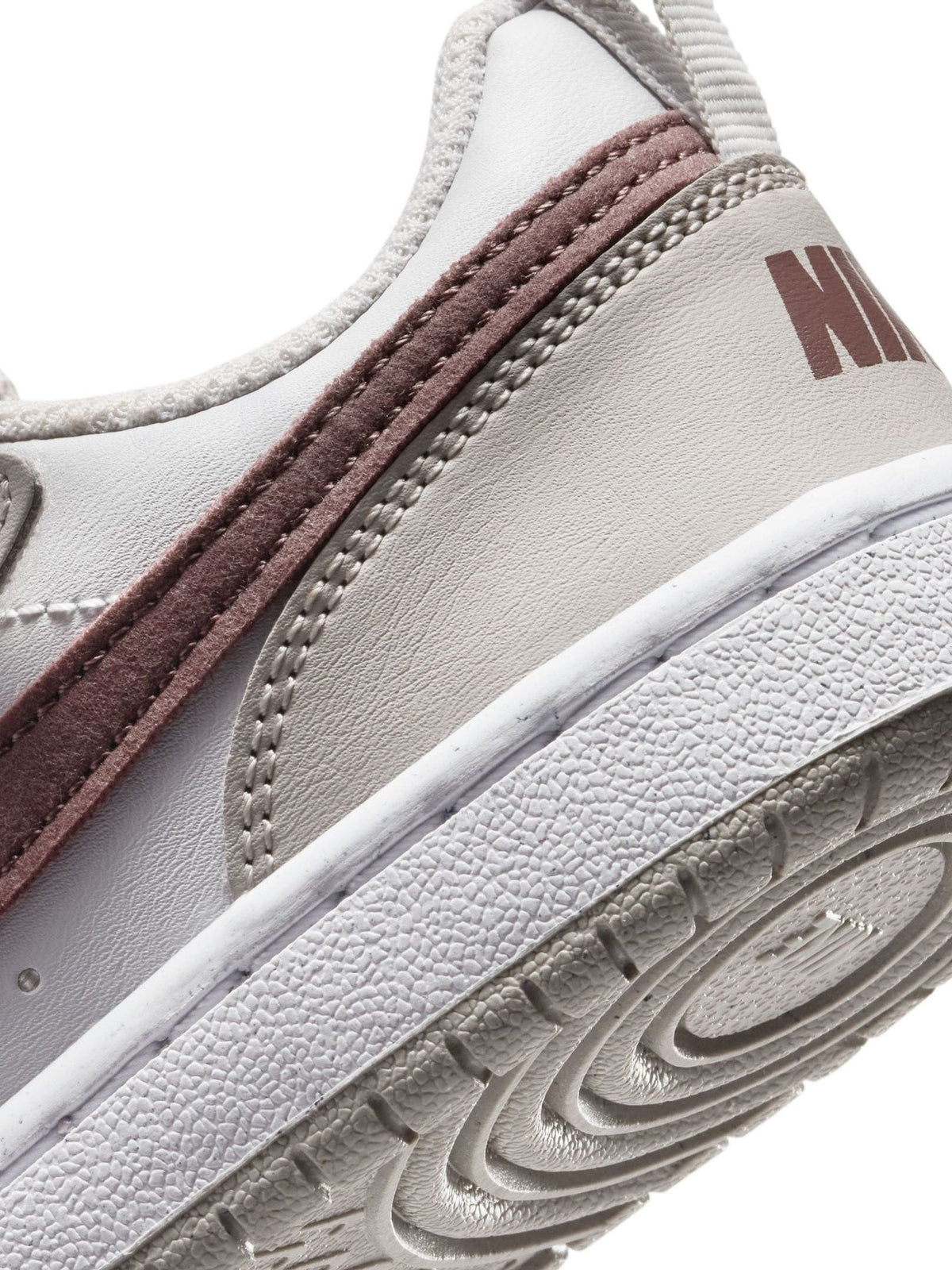 Nike Neutral/Brown Junior Court Borough Low Recraft Trainers image 10