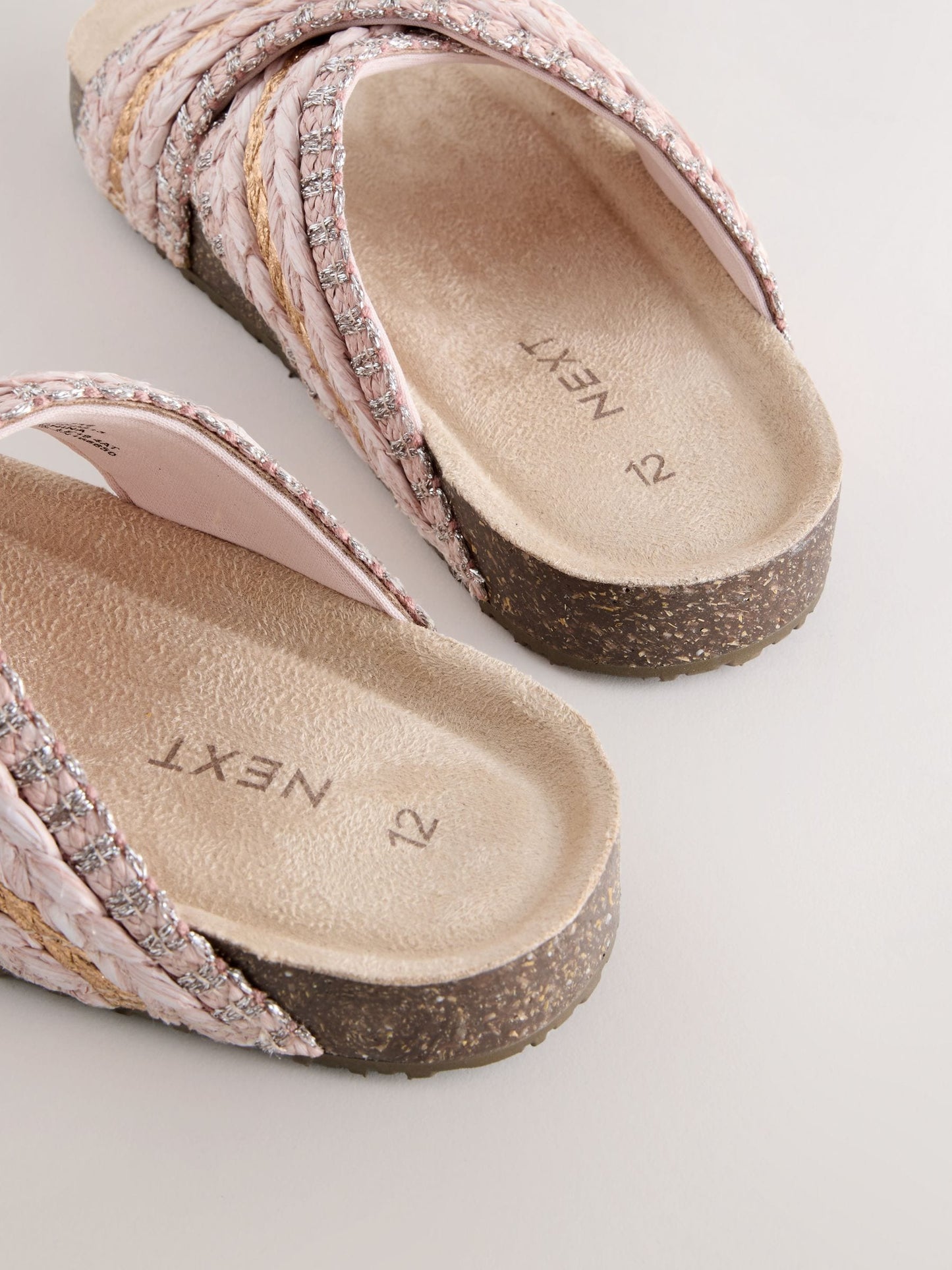 Pink Slip On Corkbed Sandals image 5