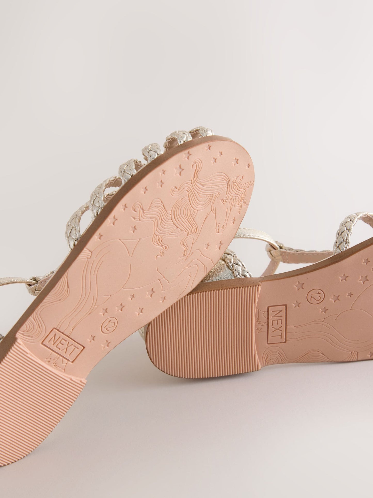 Gold Plaited Fisherman Sandals image 5