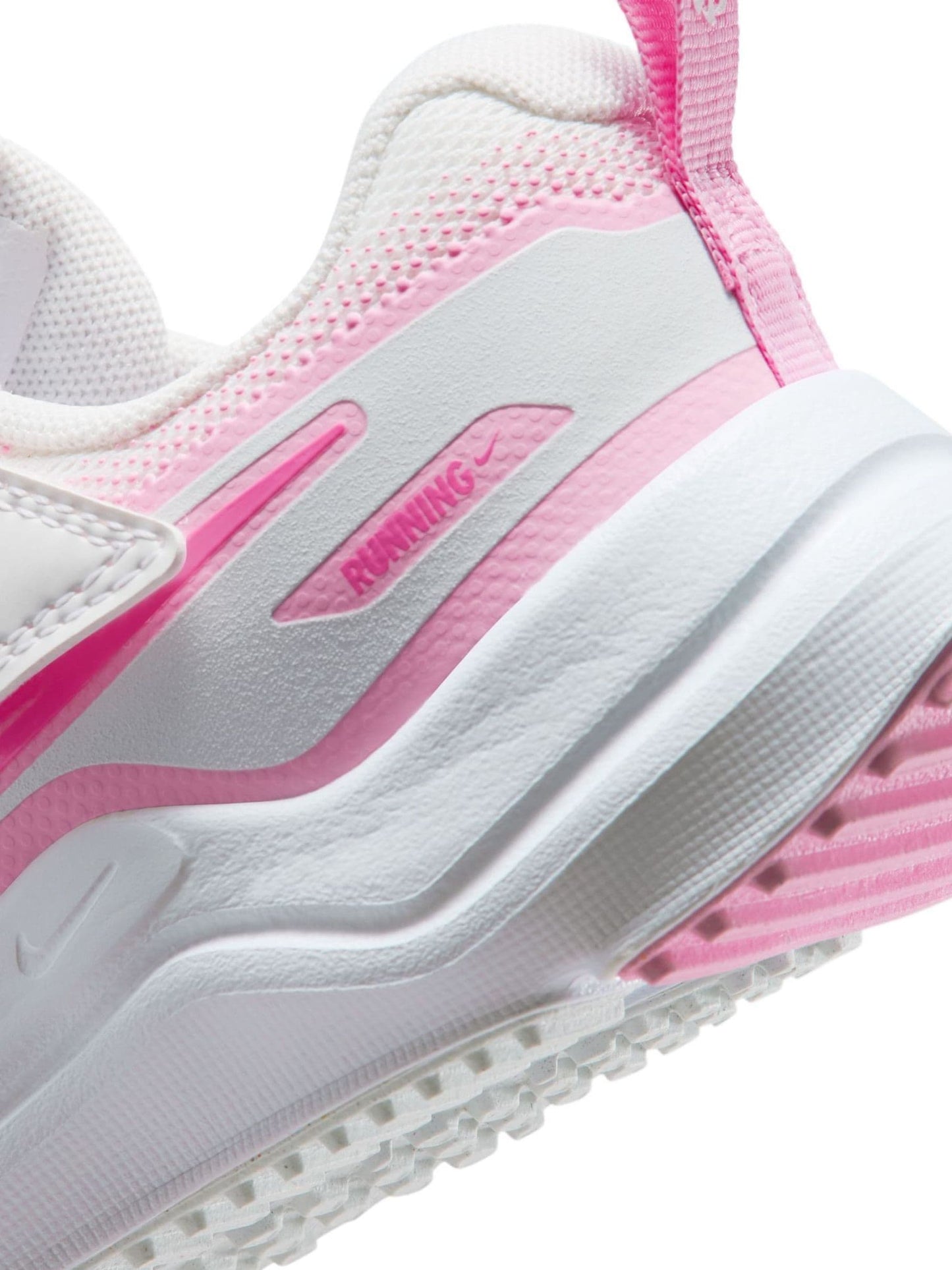Nike White/Pink Junior Cosmic Running Trainers image 3