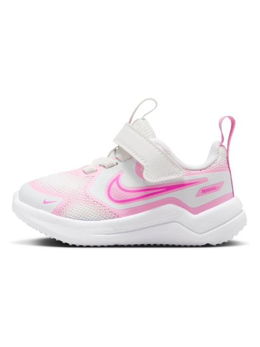 Nike White/Pink Infant Cosmic Running Trainers image 2
