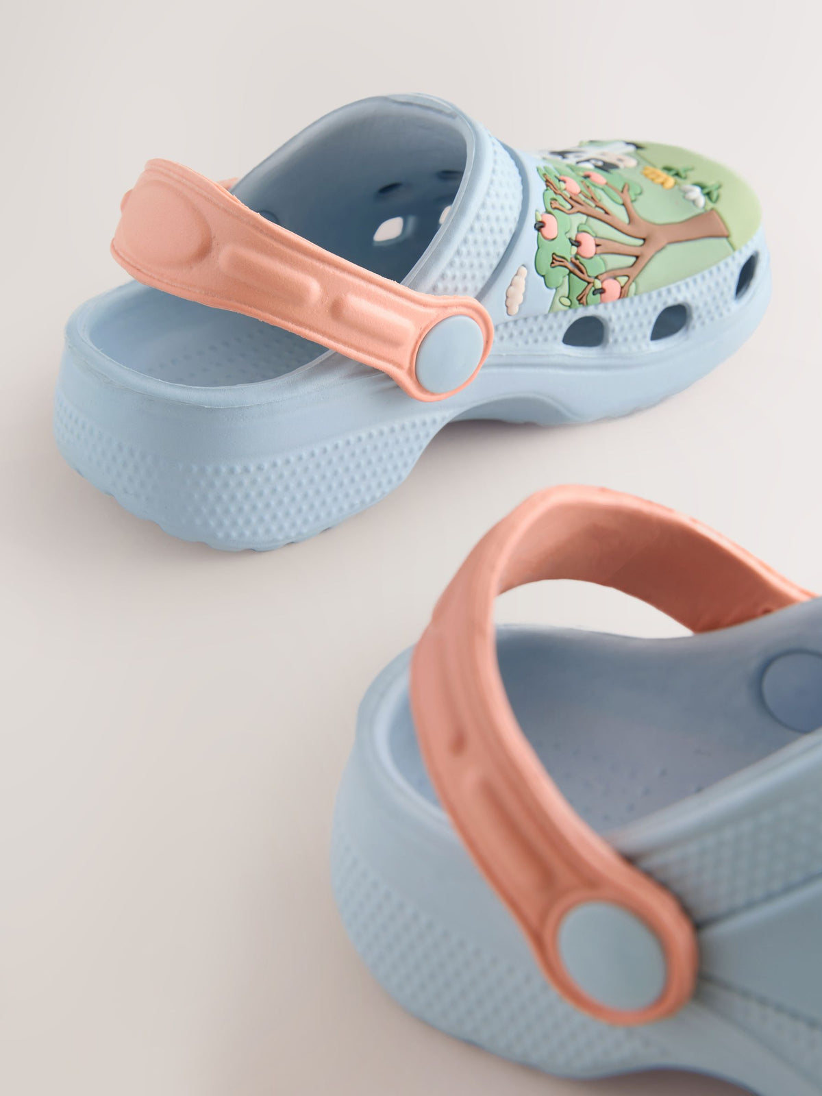 Blue/Green Farm Standard Fit (F) Character Clogs image 5