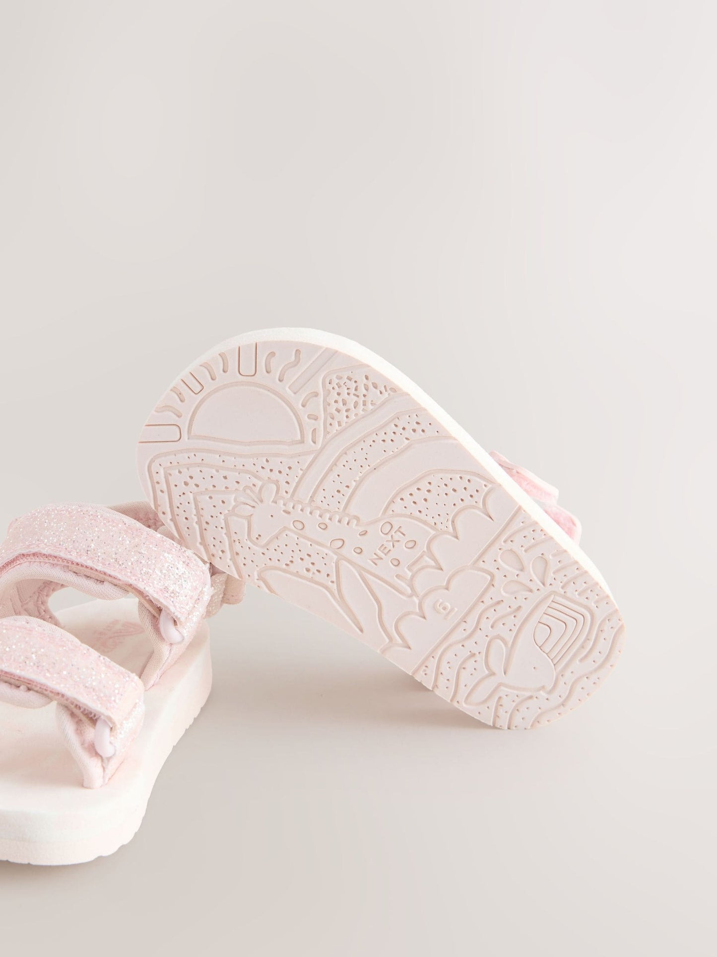 Dsiney Kidz - Pink Glitter Trekker Sandals image 5