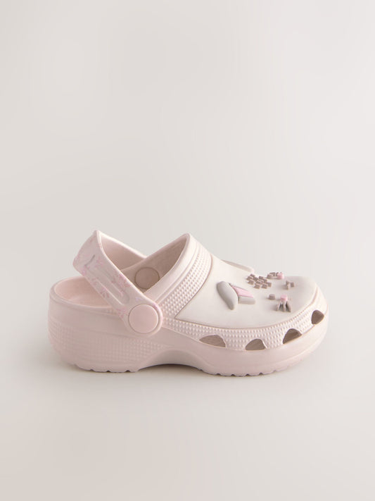 Pink Bunny Standard Fit (F) Character Clogs image 2