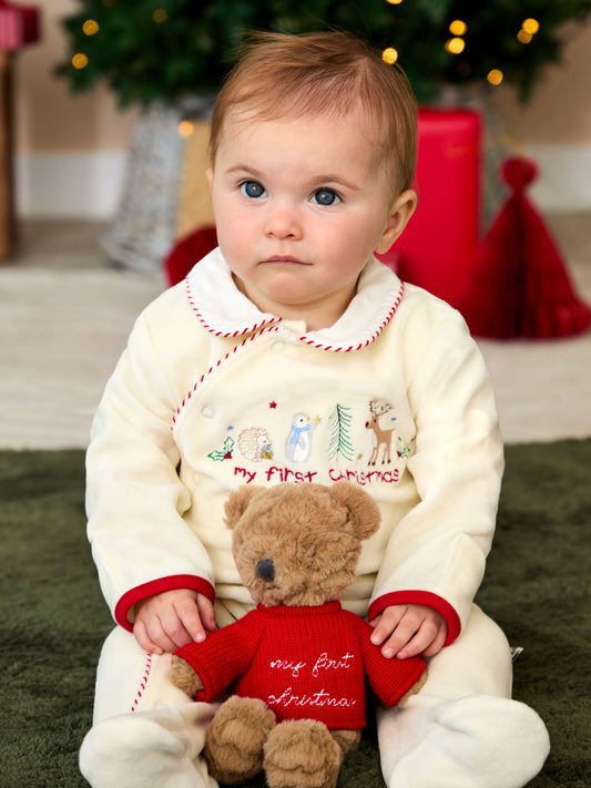 JoJo Maman Bébé Cream My First Christmas All- In- One image 2