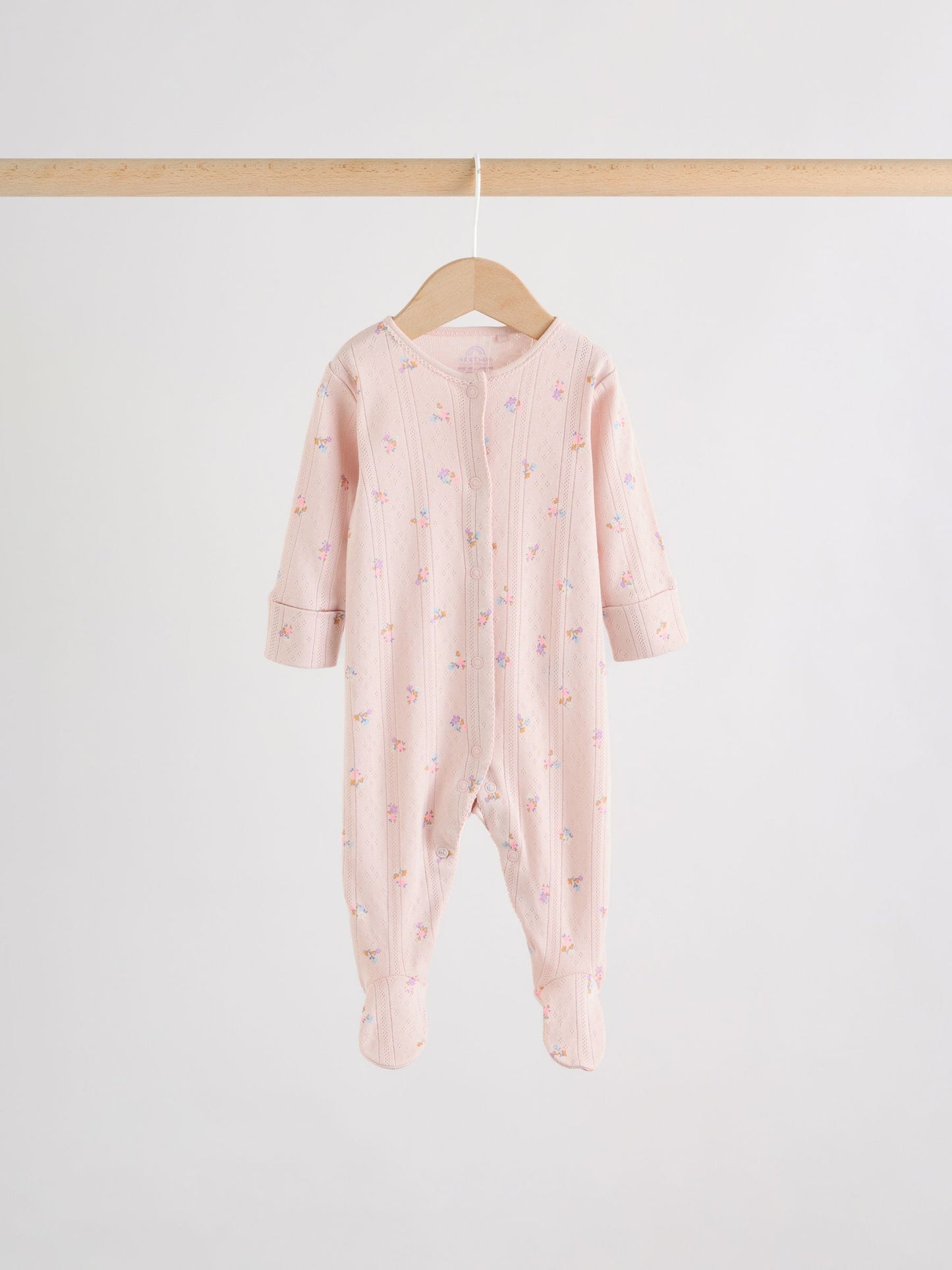 Lilac Purple Baby Sleepsuit 4 Pack (0mths-2yrs) image 8
