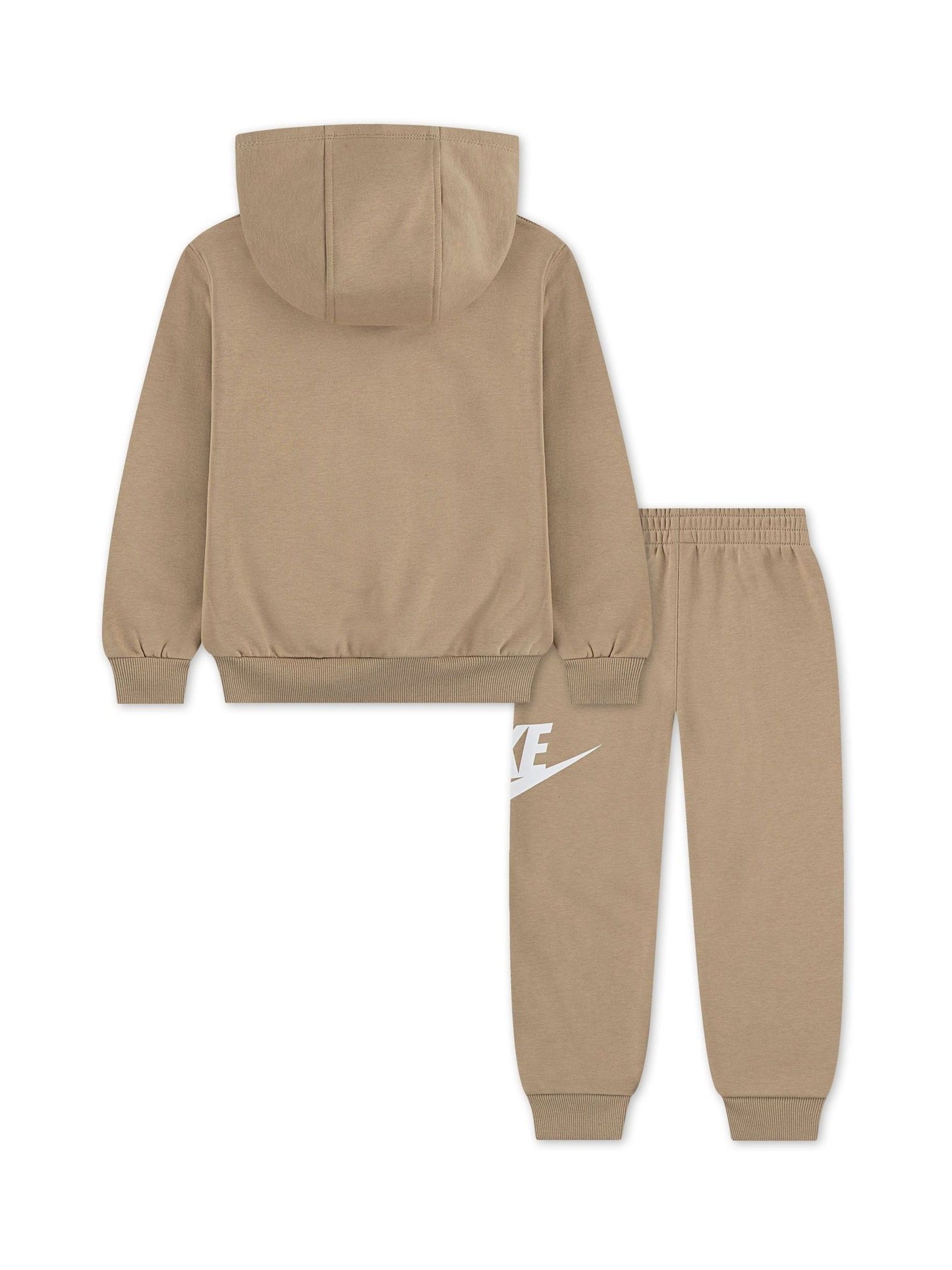 Nike Brown Infant Club Fleece Tracksuit image 3