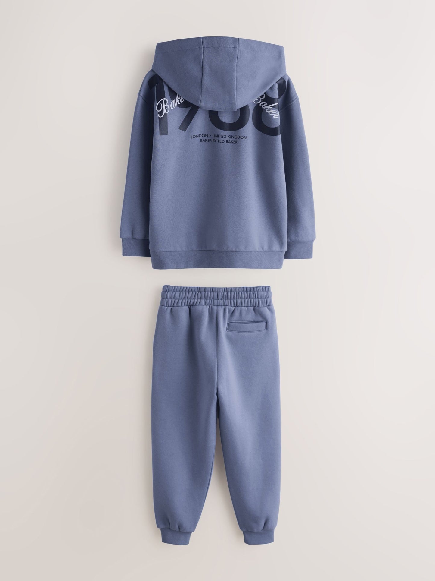Dsiney Kidz - Baker by Ted Baker Blue Oversized Graphic Hoodie and Joggers Set image 11