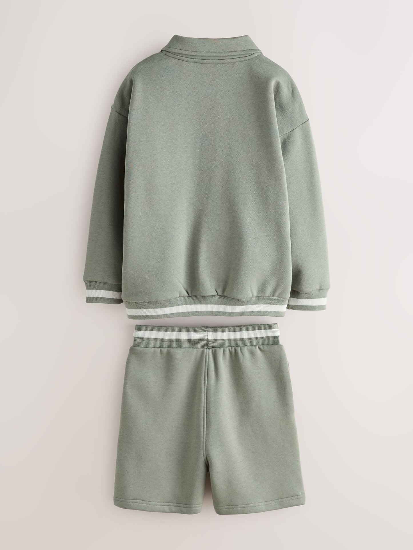 Baker by Ted Baker Green Varsity Jacket, T-Shirt and Shorts Set image 10