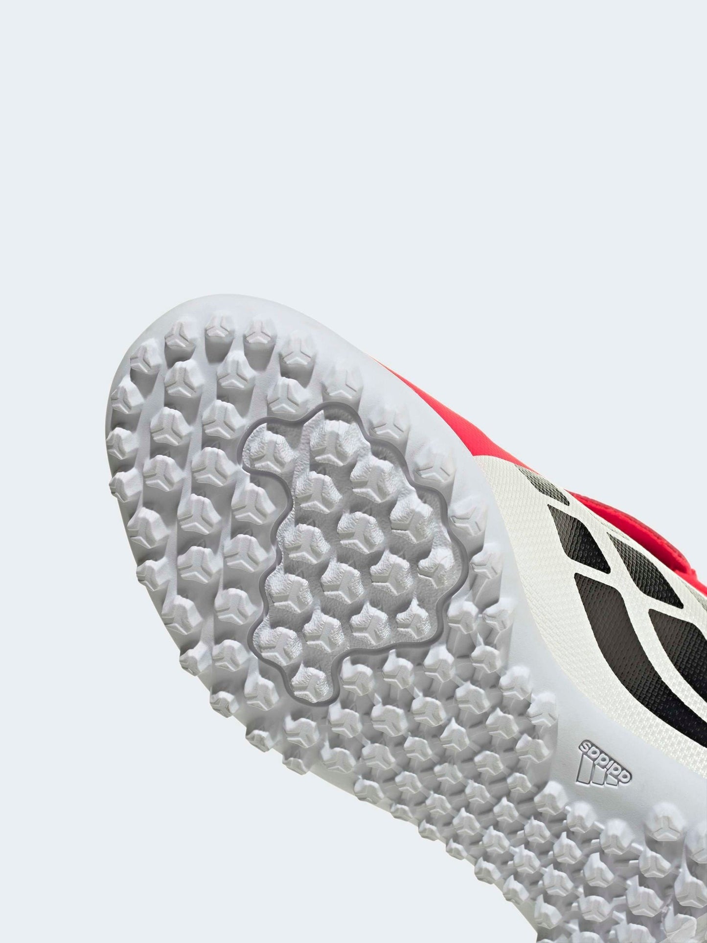 adidas Red Predator Club Fold-Over Tongue Turf Football Kids Trainers image 10