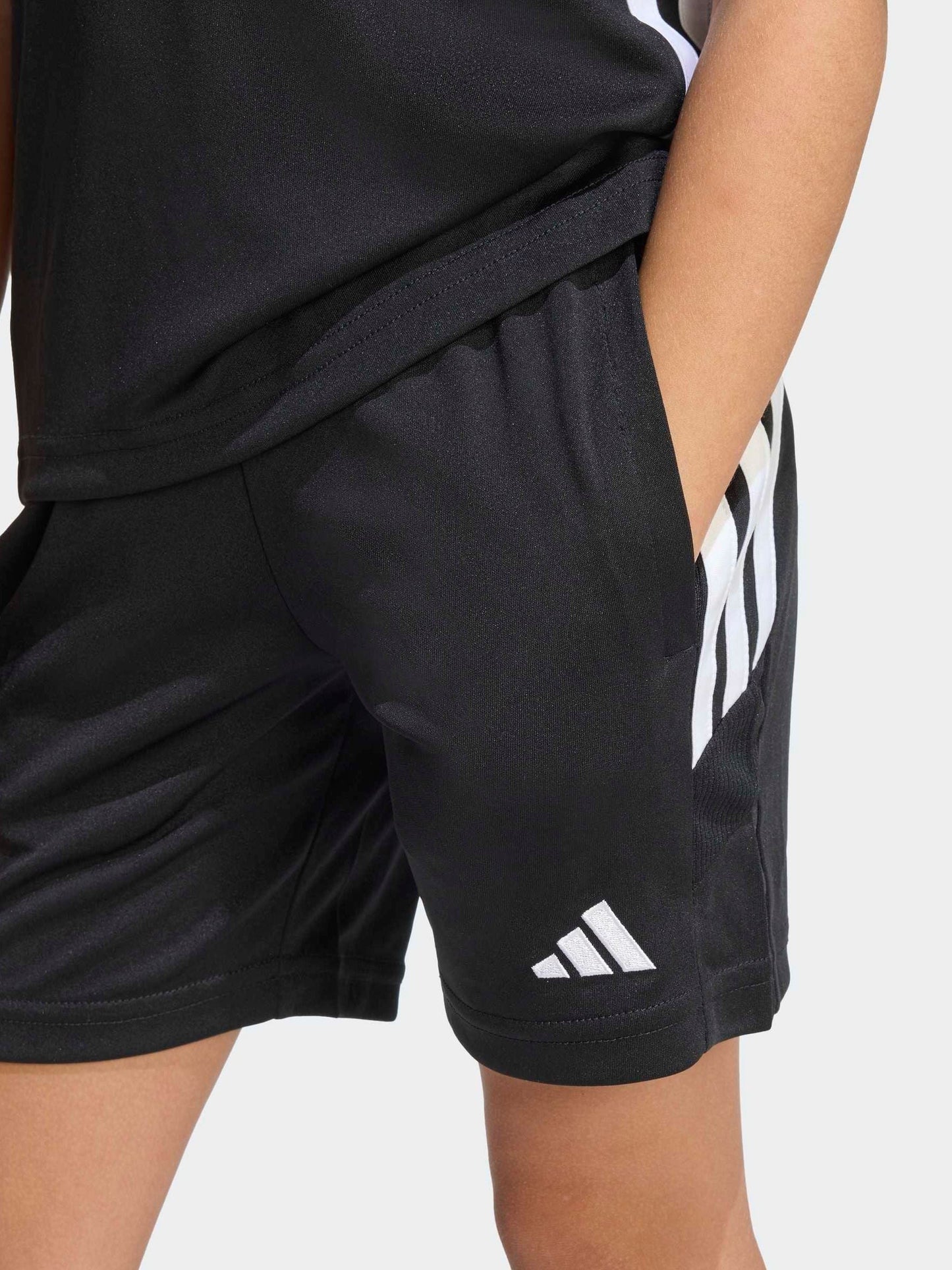Dsiney Kidz - adidas Black Tiro Essentials Little Kids Top and Shorts Set image 5