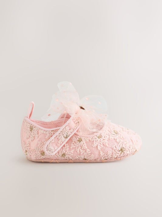 Dsiney Kidz - Baker by Ted Baker Baby Occasion Corsage Mary Jane Padder Shoes image 2