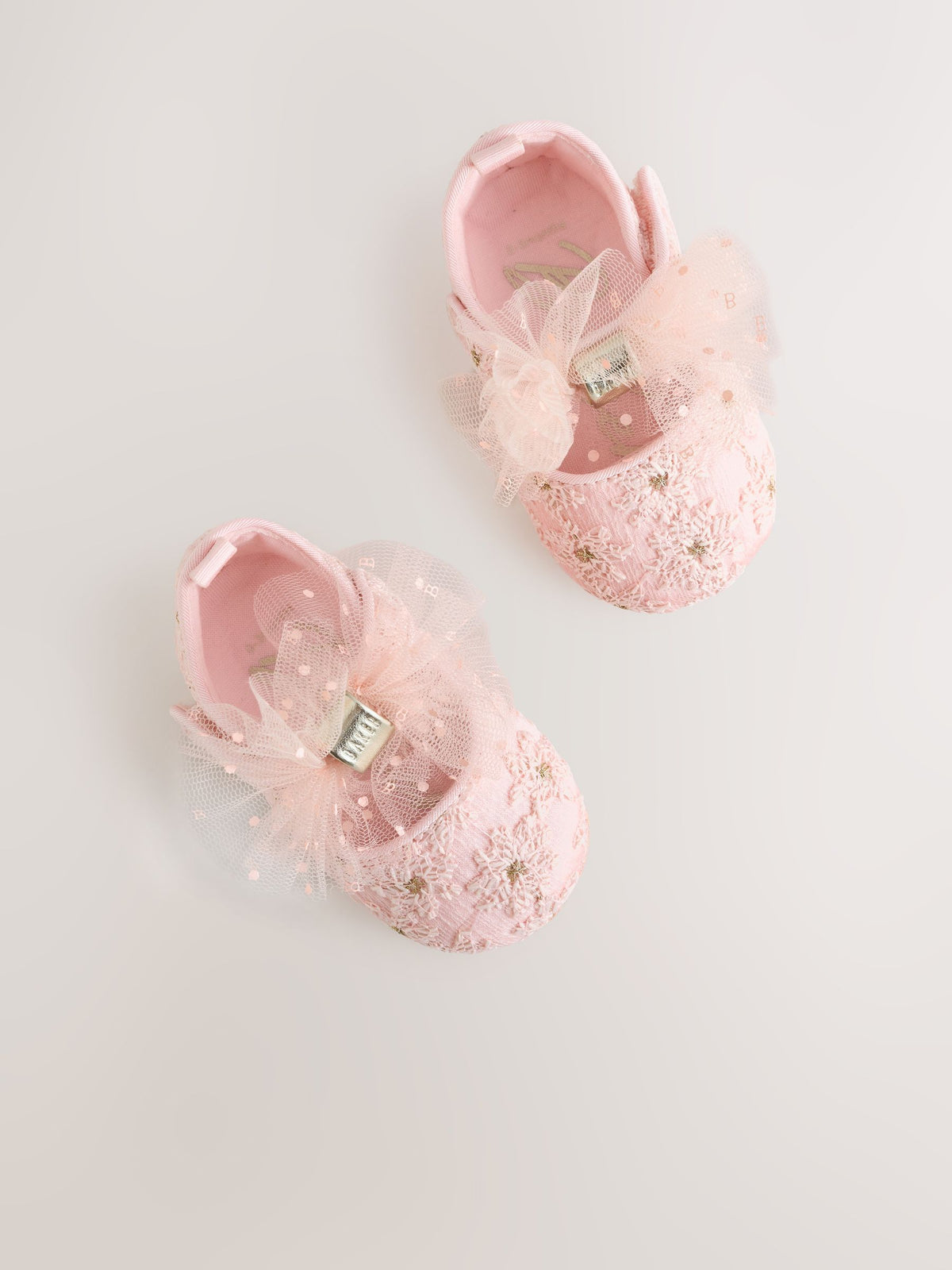 Dsiney Kidz - Baker by Ted Baker Baby Occasion Corsage Mary Jane Padder Shoes image 5