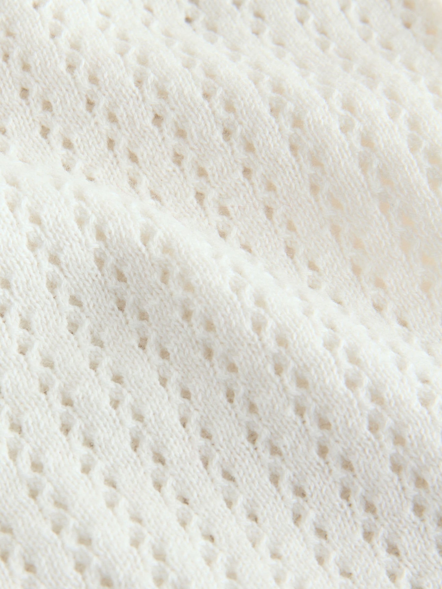 Dsiney Kidz - White Knitted Button Through Polo Shirt (3-16yrs) image 5