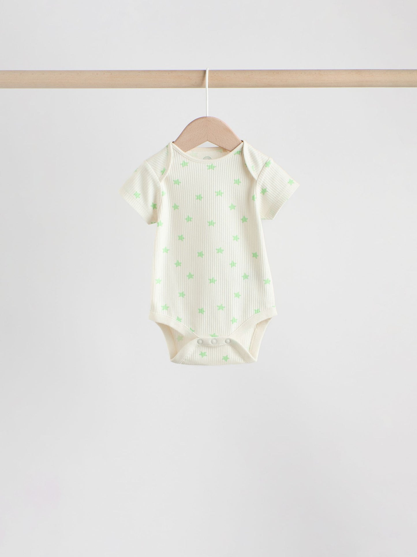 Blue Short Sleeve Long Sleeve Baby Bodysuits 5 Pack image 10