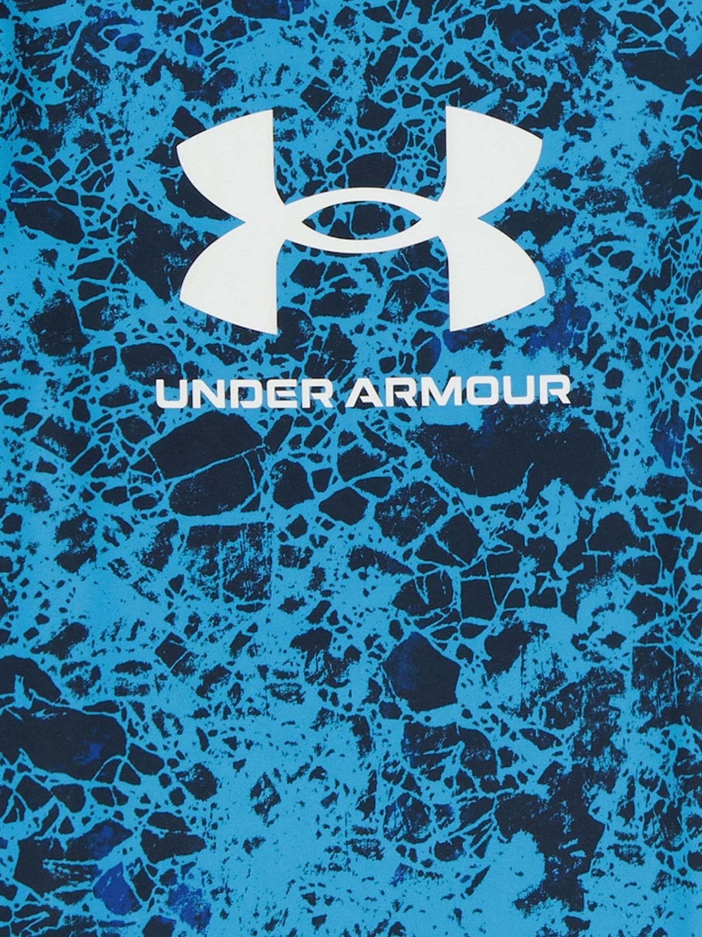 Under Armour Blue Tech Printed Short Sleeve T-Shirt and Shorts Set image 3