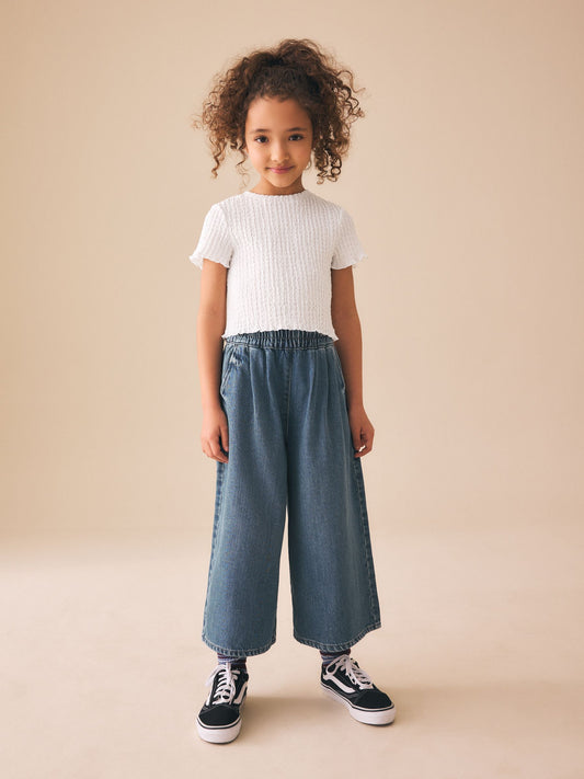 Dsiney Kidz - White Textured T-Shirt (3-16yrs) image 2